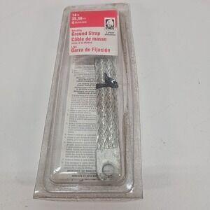 Lynx 14" Heavy Duty Braided Bonding Ground Strap 4 Gauge Strap